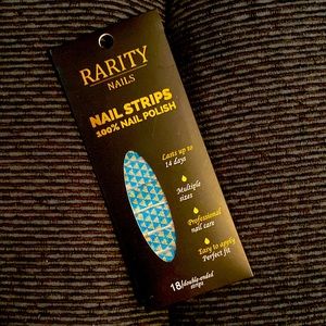 Rarity Nail Wraps Blue and Silver
